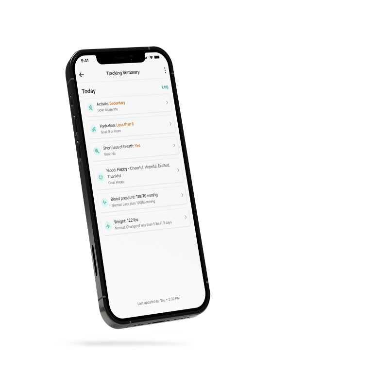 Maia app care circle and shared calendar view